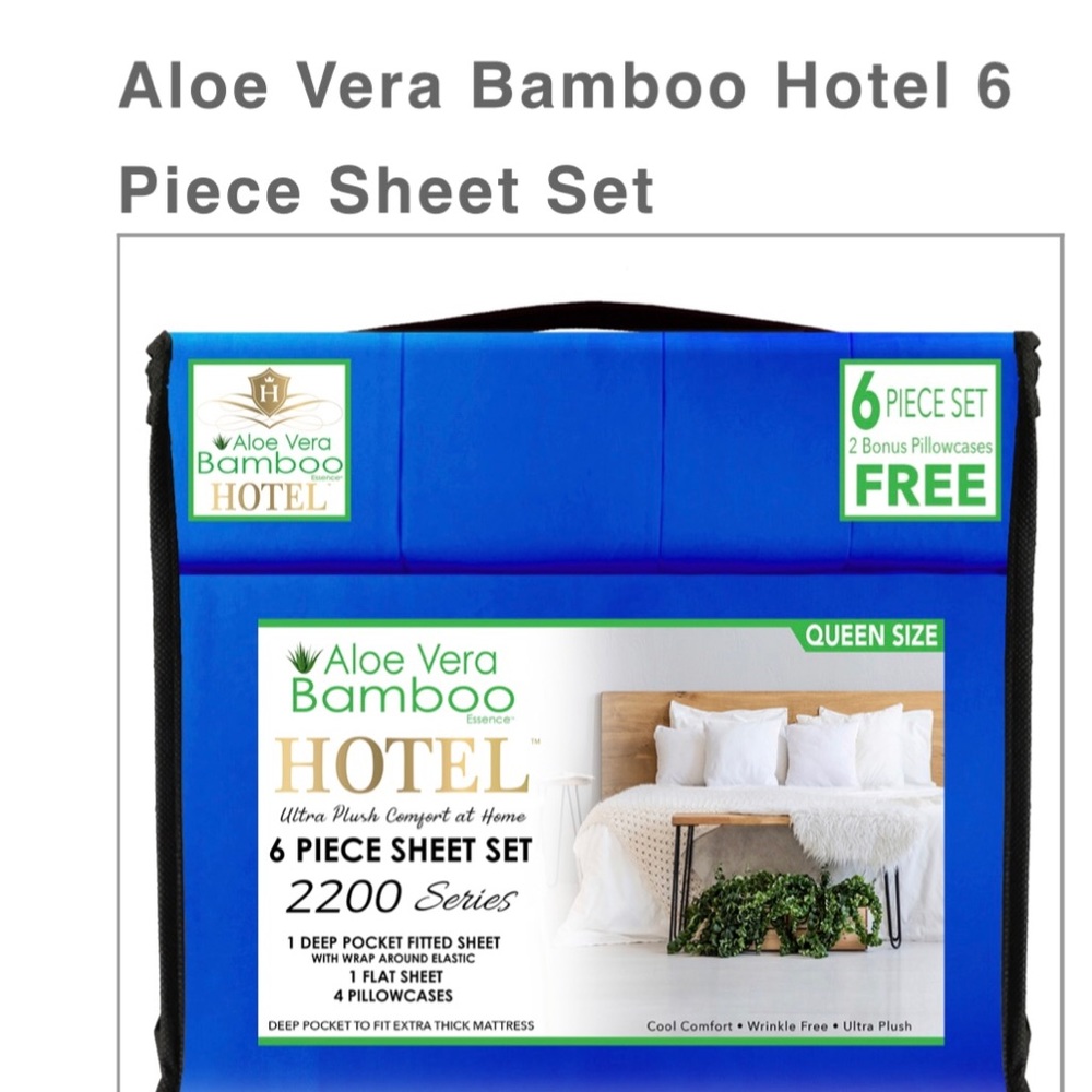 Aloe Vera Bamboo Hotel 6 pcs